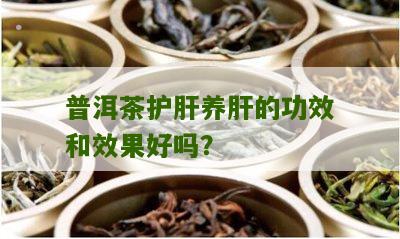 普洱茶护肝养肝的功效和效果好吗？